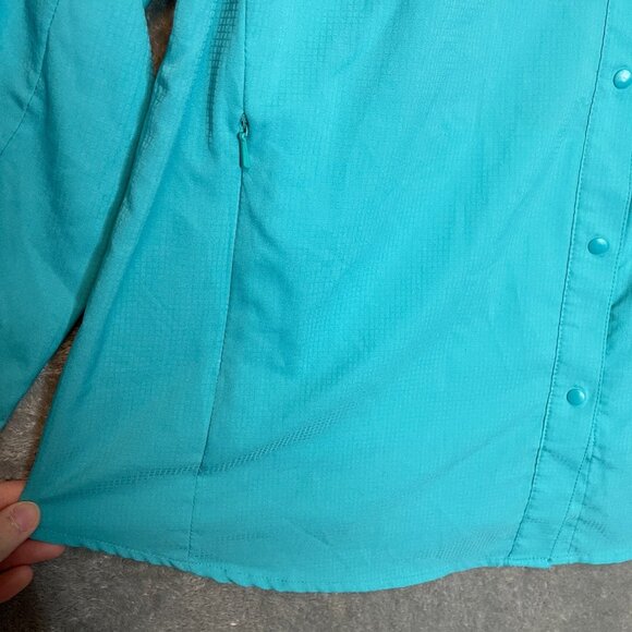 Columbia Women PFG Tamiami II Long Sleeve Vent Snap Pockets Omni Shade Shirt 1X - Picture 5 of 15